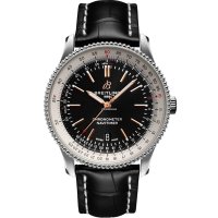 AAA Réplique Montre Breitling Navitimer Automatique 41 Noir Croco A17326211B1P1