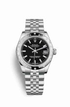 Réplique montre Rolex Datejust 31 Blanc Role blanc 178344 m178344-0044