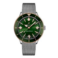 Breitling Superocean Heritage '57 Highlands Capsule 38 mm Copie montre homme Vert 2 bracelets U10340361L1A1