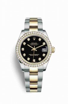 Réplique montre Rolex Datejust 31 Jaune Roles jaune 18 ct 178383 m178383-0054