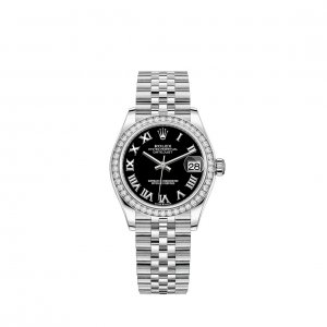 Réplique Rolex Datejust 31 montre Rolesor Oystersteel and 18 ct white gold M278384RBR-0002