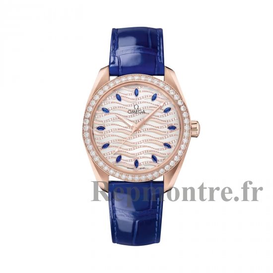 Omega Seamaster Aqua Terra 38 mm Replique montre femme Blanc O22058382099005 - Cliquez sur l'image pour la fermer