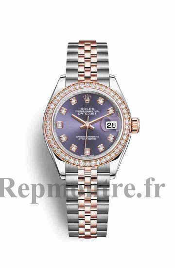 Réplique montre Rolex Datejust 28 Everose Roles 18 ct Everose 279381RBR m279381rbr-0015 - Cliquez sur l'image pour la fermer