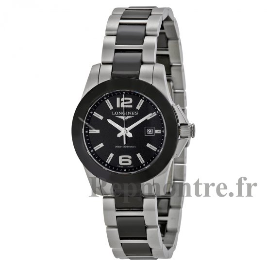 Réplique Longines Conquest blanc Dial Noir Ceramic et Acier inoxydable Montre L3.257.4.56.7 - Cliquez sur l'image pour la fermer