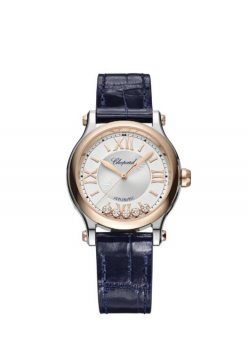 Replique Chopard Happy Sport automatique 18ct Rose-Gold And Acier inoxydable 278608-6001