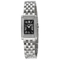 Réplique Longines DolceVita Cadran Noir Montre Femme En Acier Inoxydable L5.158.0.79.6