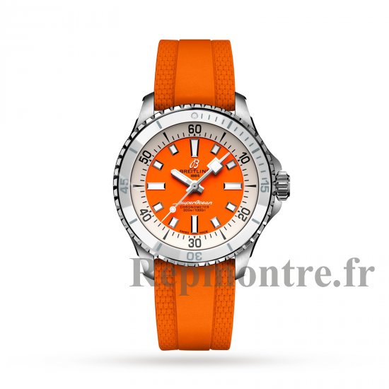 Breitling Superocean Automatique 36 Bracelet en caoutchouc en acier inoxydable Replique montre A17377211O1S1 - Cliquez sur l'image pour la fermer