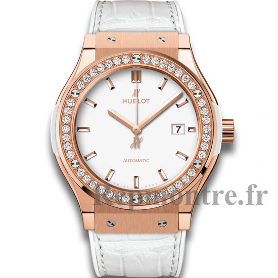 Hublot Classic Fusion King gold blanc Diamants 542.OE.2080.LR.1204 - Cliquez sur l'image pour la fermer