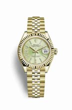 Réplique montre Rolex Datejust 28 jaune 18 ct 279178 Linden semble Cadran m279178-0008