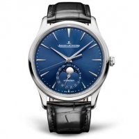 Replique Jaeger-LeCoultre Master Ultra Thin Moon Acier inoxydable Bleue Cadran 1368480
