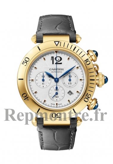 Replique Cartier Pasha Chronograph 18K Yellow Gold 41mm Men's WGPA0017 - Cliquez sur l'image pour la fermer