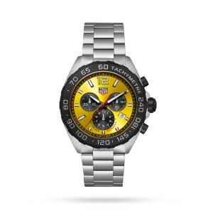 TAG Heuer Formule 1 Quartz Chronographe 200M 43mm Montre Copie Homme Jaune CAZ101AM.BA0842