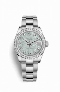Réplique montre Rolex Datejust 31 Blanc Roles blanc 178384 m178384-0065