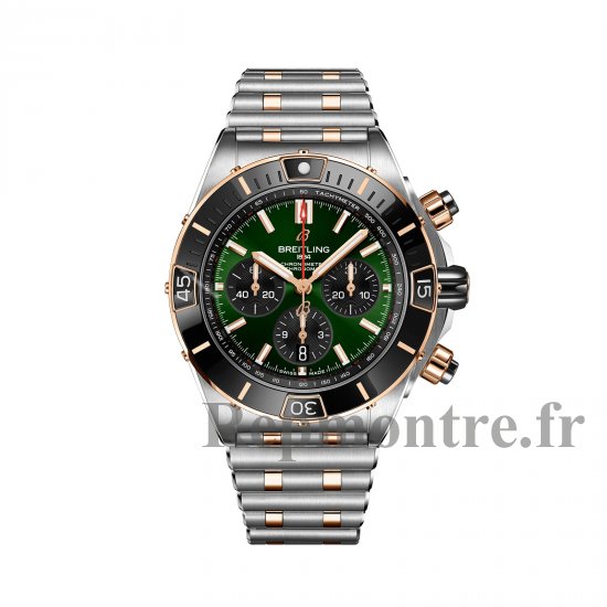Breitling Super Chronomat B01 44 en acier inoxydable et or rouge 18 carats Replique montre UB0136251L1U1 - Cliquez sur l'image pour la fermer