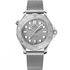 Omega Seamaster Diver 300M No-Date Master Co-Axial 42 Bracelet en acier inoxydable gris titane 210.30.42.20.06.002