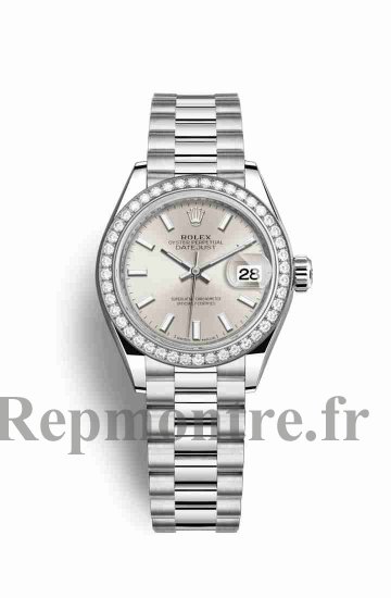 Réplique montre Rolex Datejust 28 279136RBR cadran argent m279136rbr-0006 - Cliquez sur l'image pour la fermer