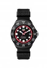 Montre TAG Heuer Formula 1 Solargraph 38 DLC en caoutchouc noir WBY1114.FT8084