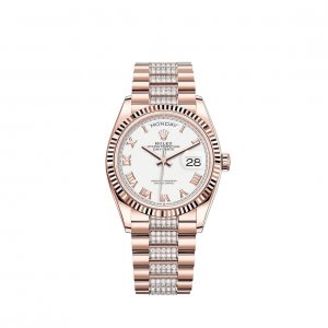 Replique Rolex Day-Date 36 montre 18 ct Everose gold M128235-0053