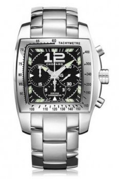 Chopard Two O Ten Automatique Chronograph Noir Dial Acier Dames Réplique Montre 158961-3001