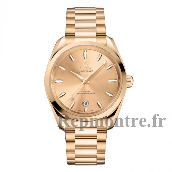 Omega Seamaster Aqua Terra Shades 38 mm Replique montre femme Jaune O22050382008001 - Cliquez sur l'image pour la fermer