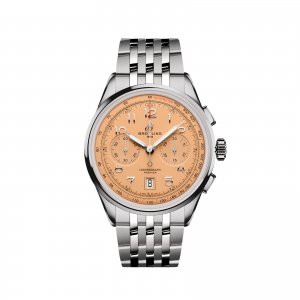 Breitling Premier B01 Chronographe 42 mm Replique montre pour homme Cuivre Acier inoxydable AB0145331K1A1
