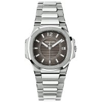 Réplique Patek Philippe Nautilus blanc Or Femme Montre 7011/1G-010