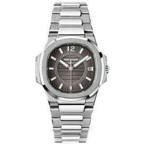 Réplique Patek Philippe Nautilus blanc Or Femme Montre 7011/1G-010