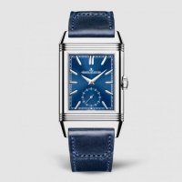 Copie de Jaeger-LeCoultre Reverso Tribute Duoface Acier inoxydable Bleue Dial 3988482