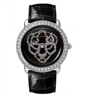 Replique Cartier Panthere Jewelry 37 MM White Gold Diamonds HPI01430