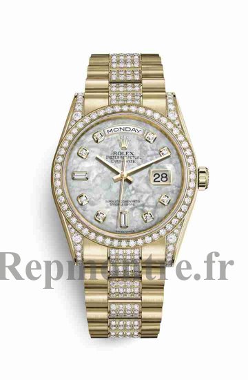 Réplique montre Rolex Day-Date 36 jaune 18 ct en semble de cosses 118388 m118388-0007 - Cliquez sur l'image pour la fermer