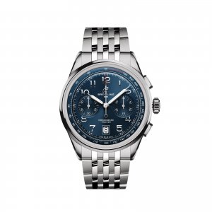 Breitling Premier B01 Chronographe 42 mm Copie montre pour homme Acier inoxydable bleu AB0145171C1A1