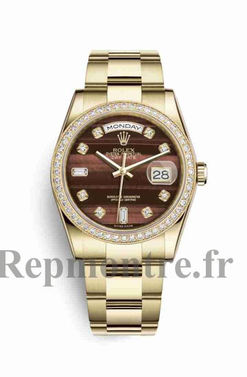 Réplique montre Rolex Day-Date 36 jaune 118348 Bulls Eye Set Cadran m118348-0162 - Cliquez sur l'image pour la fermer