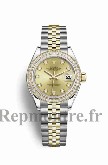 Réplique montre Rolex Datejust 28 Jaune Roles jaune 18 ct 279383RBR m279383rbr-0011 - Cliquez sur l'image pour la fermer