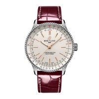 Replique montre Breitling Navitimer 36 mm pour femme Alligator argente A17327211G1P1