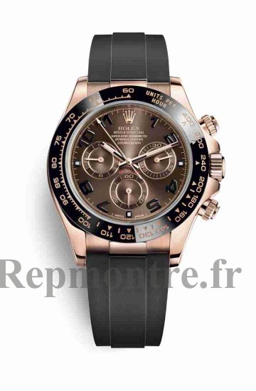 Réplique montre Rolex Cosmograph Daytona 18 ct Everose 116515LN chocolat cadran m116515ln-0015 - Cliquez sur l'image pour la fermer