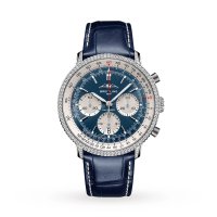 Breitling Navitimer Chronographe 41 mm Copie de montre pour homme Cadran bleu aux yeux blancs AB0139631C1P1