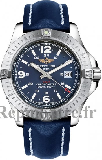 qualite superieure Réplique Breitling Colt Quartz Mariner Bleu / Calf / Pin A7438811/C907/105X/A20BA.1 - Cliquez sur l'image pour la fermer