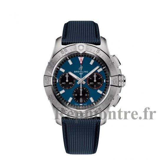 Breitling Avenger B01 AB0146101C1X1 Chronographe 42 mm Acier inoxydable Bracelet bleu - Cliquez sur l'image pour la fermer