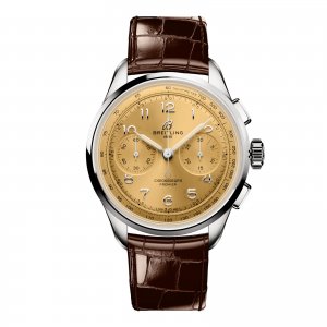 Breitling Premier B09 Chronographe 40mm Montre Replique Homme Champagne AB0930F51H1P1