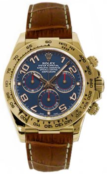 Réplique Rolex Oyster Perpetual Cosmograph Daytona 116518 Cadran Bleu