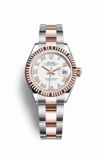 Réplique montre Rolex Datejust 28 Everose Roles 18 ct Everose 279171 m279171-0022