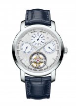 VacheronConstantin Traditionnelle Tourbillon Quantieme Perpetuel Platine Argent 6300T/000P-H056