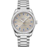 Omega Seamaster Aqua Terra 150M 220.55.38.20.99.003 Master Chronometer 34 Canopus Or Diamant Argent