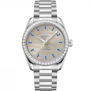 Omega Seamaster Aqua Terra 150M 220.55.38.20.99.003 Master Chronometer 34 Canopus Or Diamant Argent