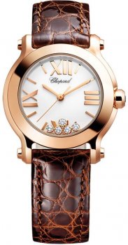 Chopard Happy Sport Round Quartz 30mm Dames Réplique Montre 274189-5010