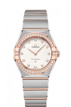 qualite superieure Réplique OMEGA Constellation Acier Sedna or diamants 131.25.28.60.52.001