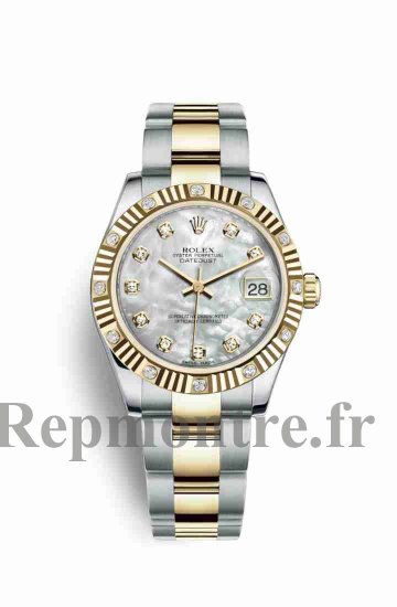 Réplique montre Rolex Datejust 31 Jaune Roles jaune 18 ct 178313 m178313-0032 - Cliquez sur l'image pour la fermer