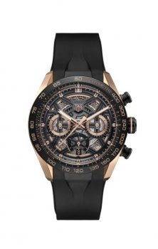 TAG Heuer Carrera Chronographe Extreme Sport Or Rose Titane Caoutchouc Noir CBU2050.FT6273