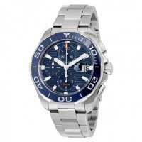Tag Heuer Aquaracer Chronographe Automatique Cadran Bleu CAY211B.BA0927 Homme Réplique Montre