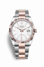 Réplique montre Rolex Datejust 36 Everose Roles 18 ct Everose 126231 m126231-0018